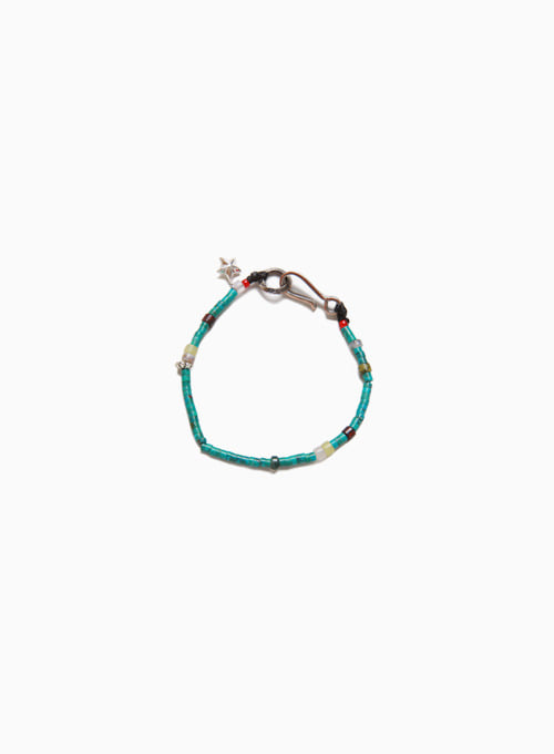 SEED BEADS BRACELET (D-504 : TURQUOISE)