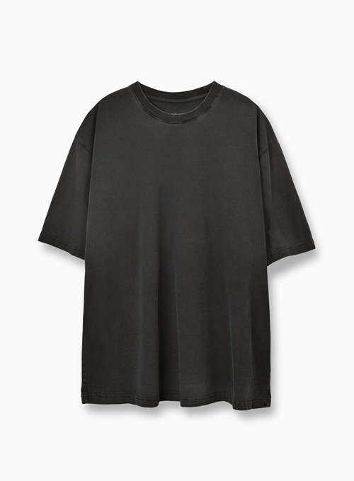 WASHED ONE DAY T SHIRT (WASHED BLACK)